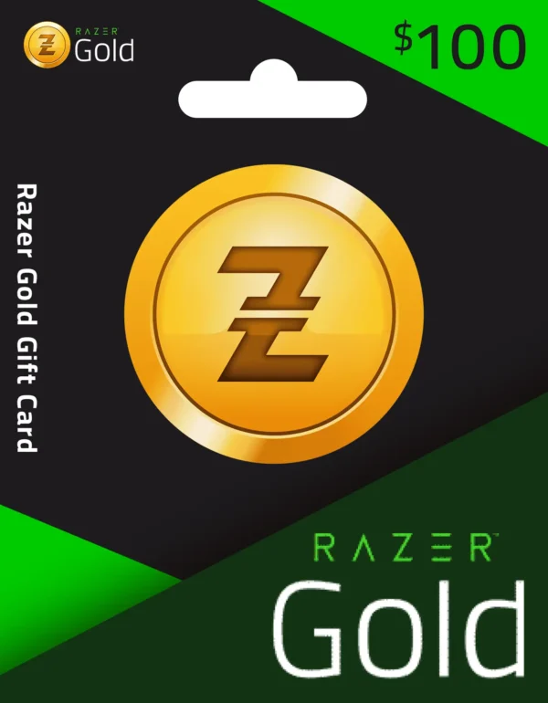 100 (1) Razer Gold Gift Card $100